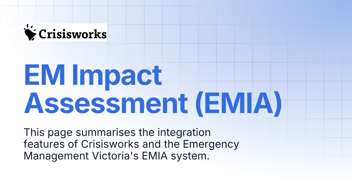 EM Impact | Crisisworks Manual